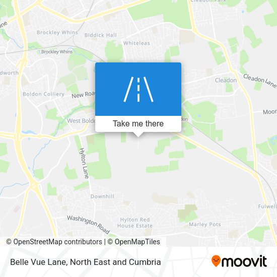 Belle Vue Lane map