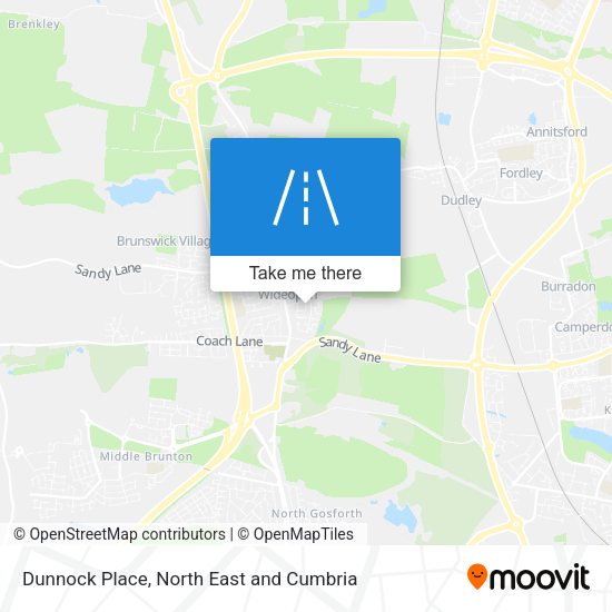 Dunnock Place map