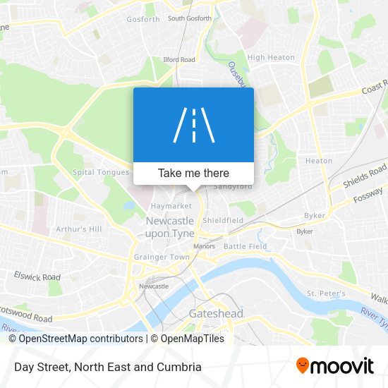 Day Street map