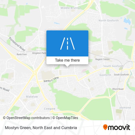 Mostyn Green map