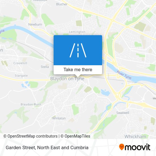 Garden Street map
