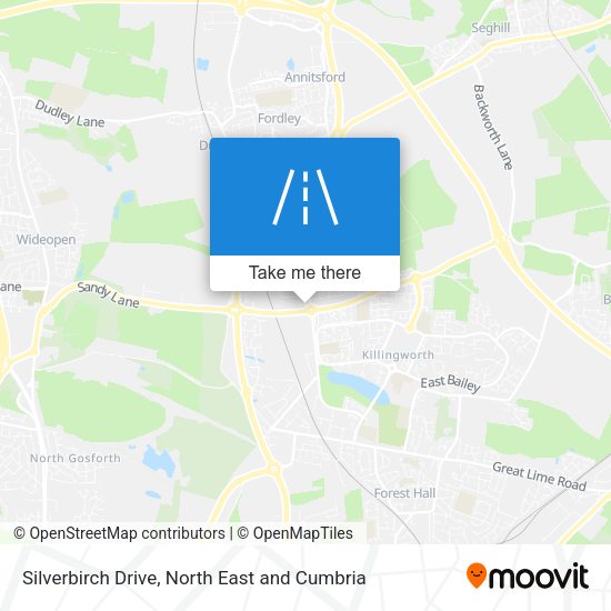 Silverbirch Drive map