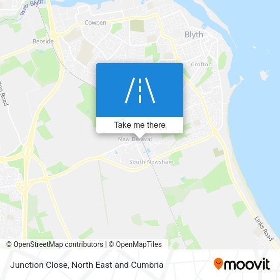 Junction Close map