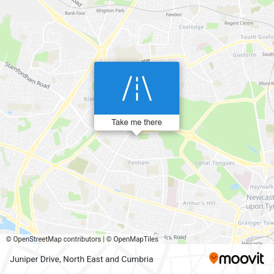Juniper Drive map