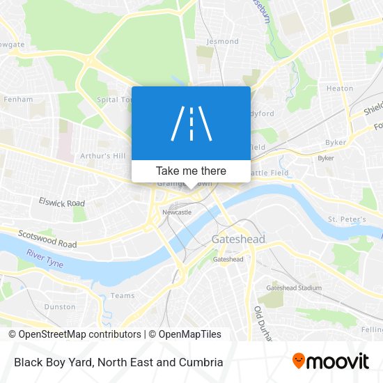 Black Boy Yard map