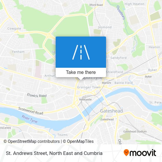 St. Andrews Street map