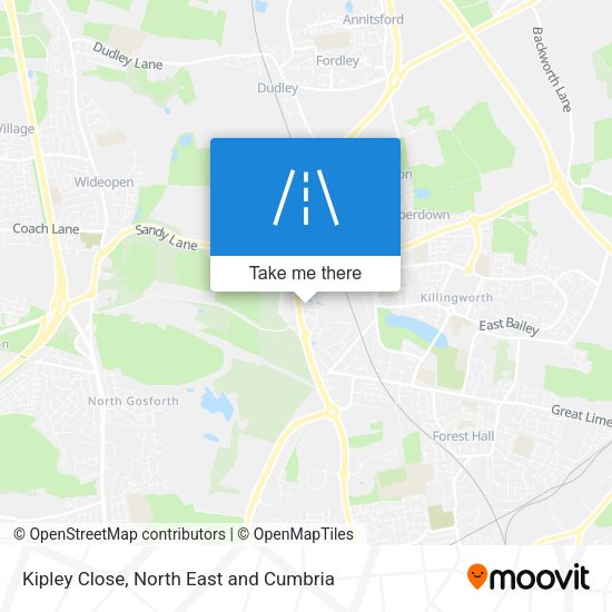 Kipley Close map