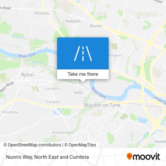 Nunn's Way map