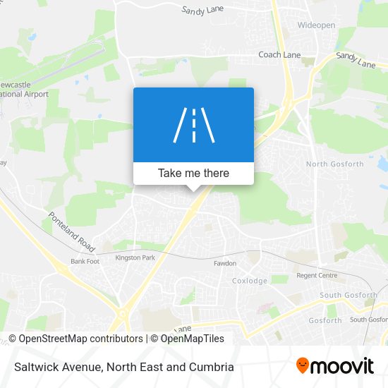 Saltwick Avenue map