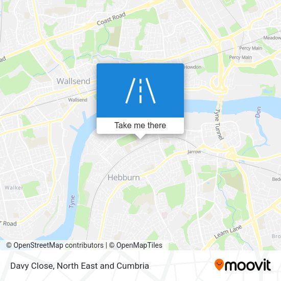 Davy Close map