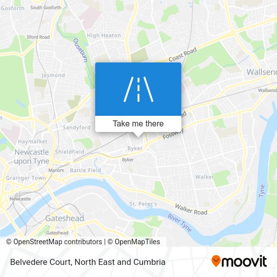 Belvedere Court map