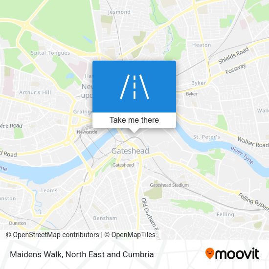 Maidens Walk map