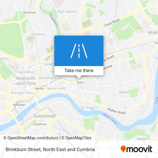 Brinkburn Street map