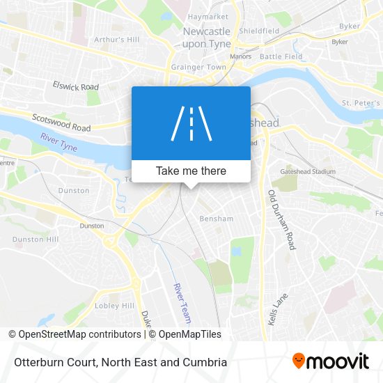 Otterburn Court map