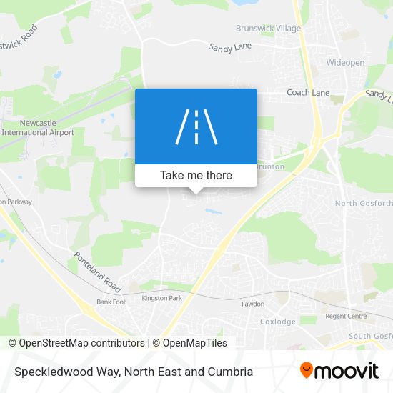 Speckledwood Way map
