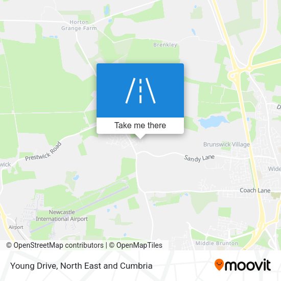 Young Drive map