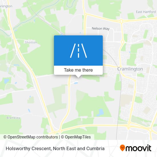 Holsworthy Crescent map