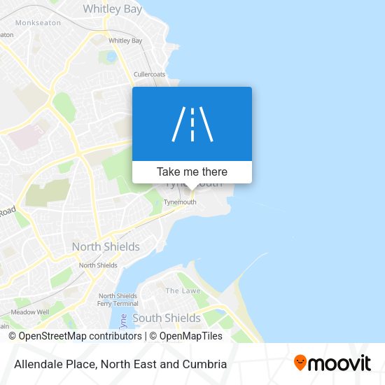 Allendale Place map