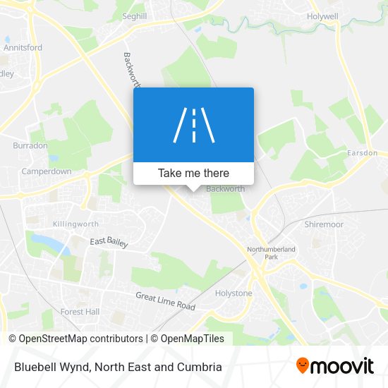 Bluebell Wynd map