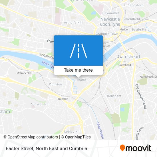 Easter Street map