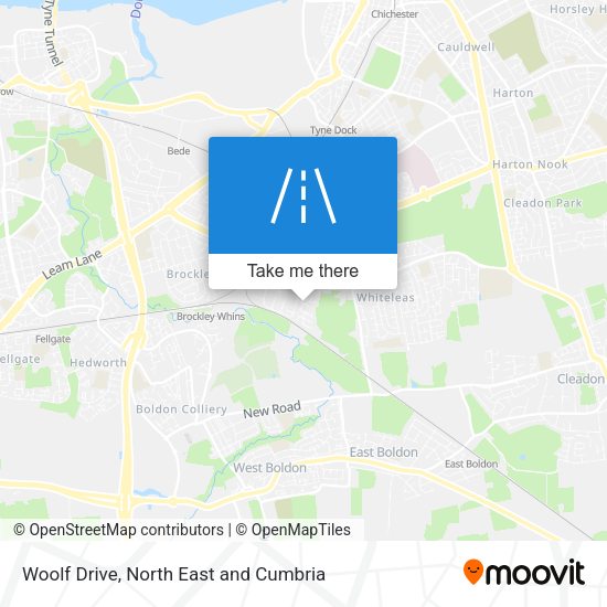 Woolf Drive map