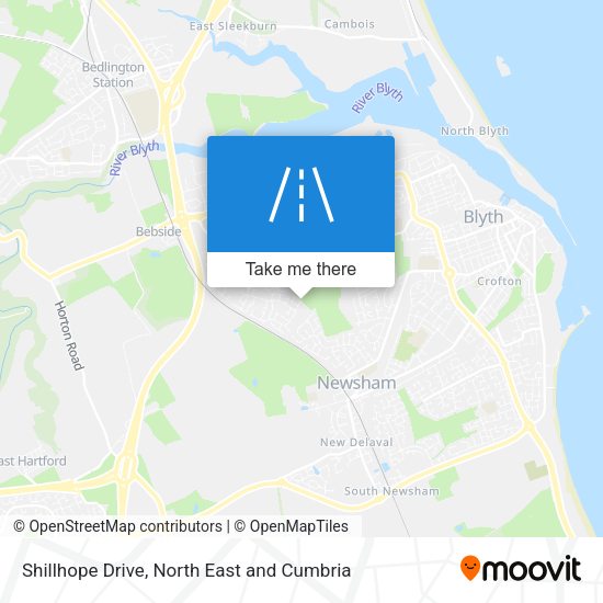 Shillhope Drive map