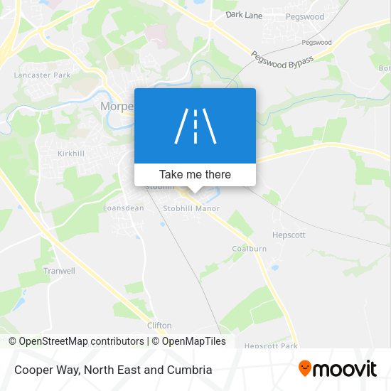 Cooper Way map