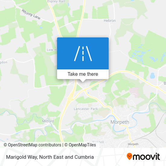 Marigold Way map