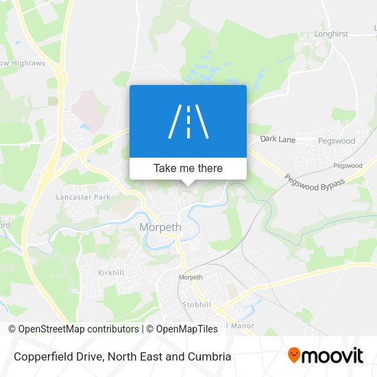 Copperfield Drive map