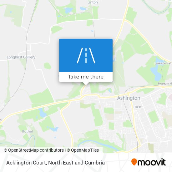 Acklington Court map