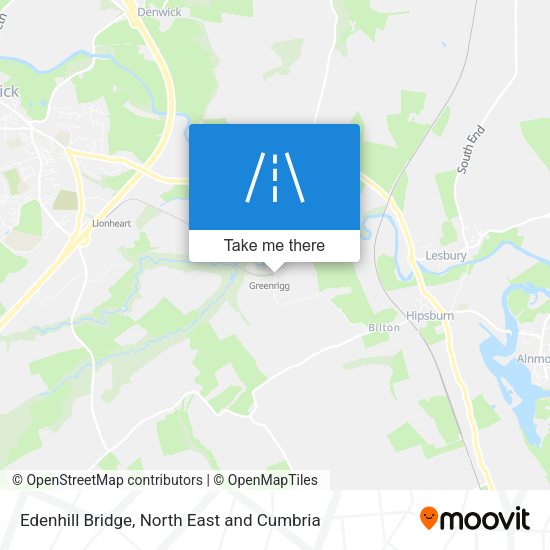 Edenhill Bridge map