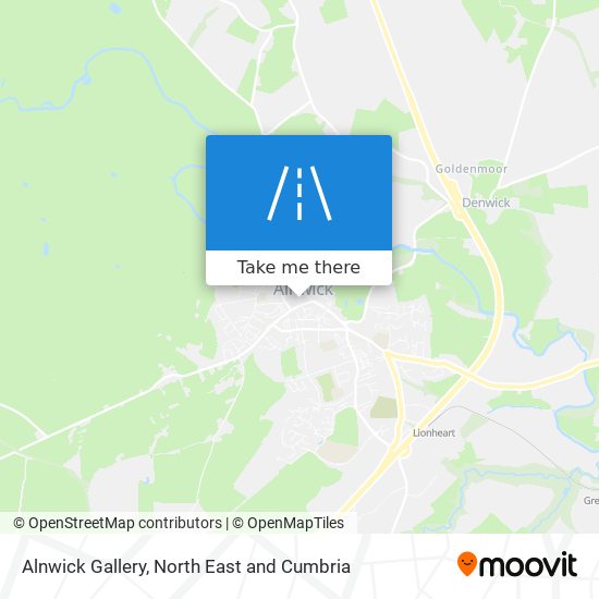 Alnwick Gallery map