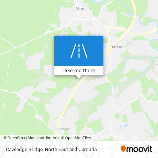 Cawledge Bridge map