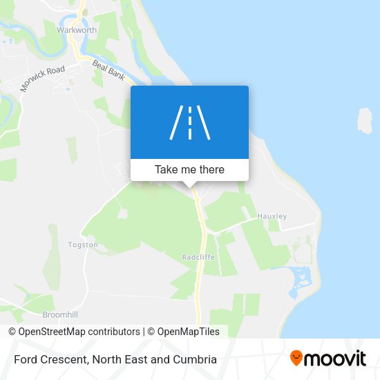 Ford Crescent map