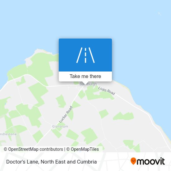 Doctor's Lane map