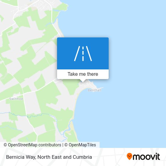 Bernicia Way map
