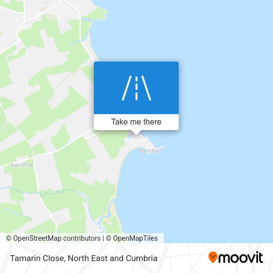 Tamarin Close map
