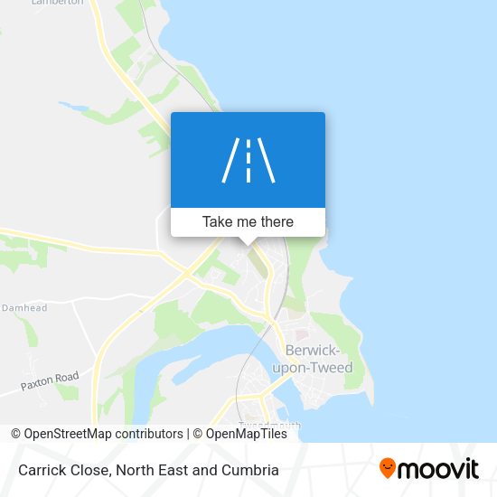 Carrick Close map