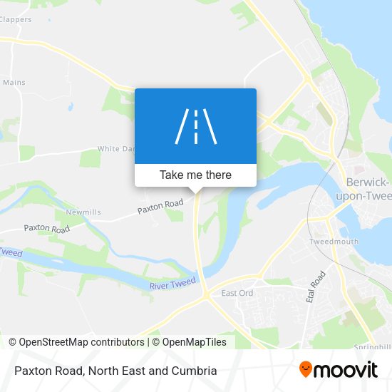 Paxton Road map