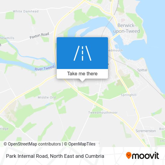 Park Internal Road map