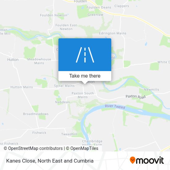 Kanes Close map