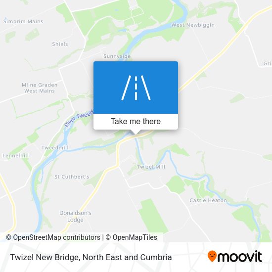 Twizel New Bridge map