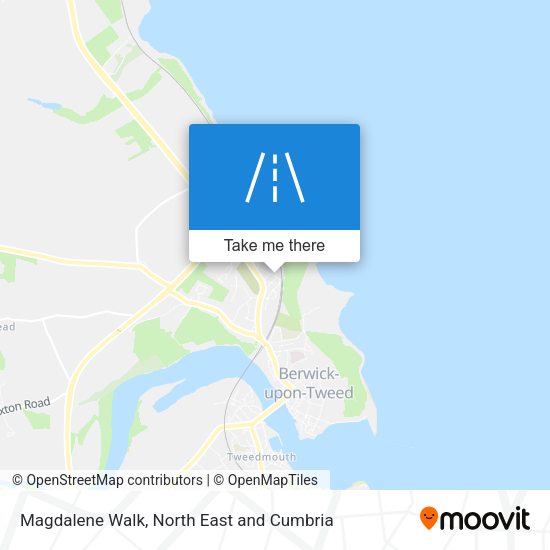 Magdalene Walk map