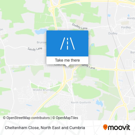 Cheltenham Close map