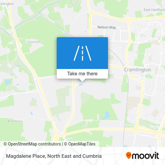 Magdalene Place map