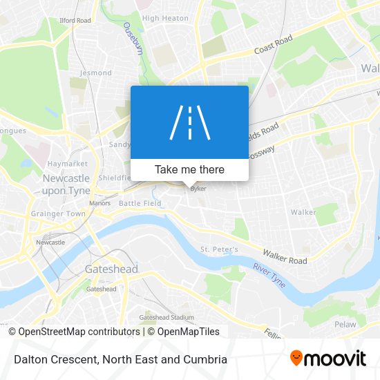 Dalton Crescent map