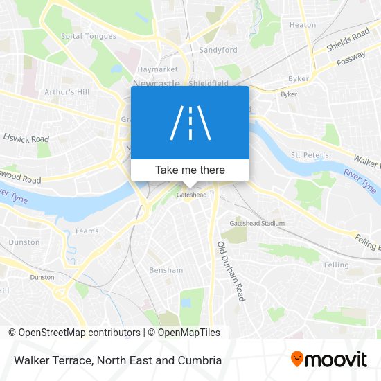 Walker Terrace map