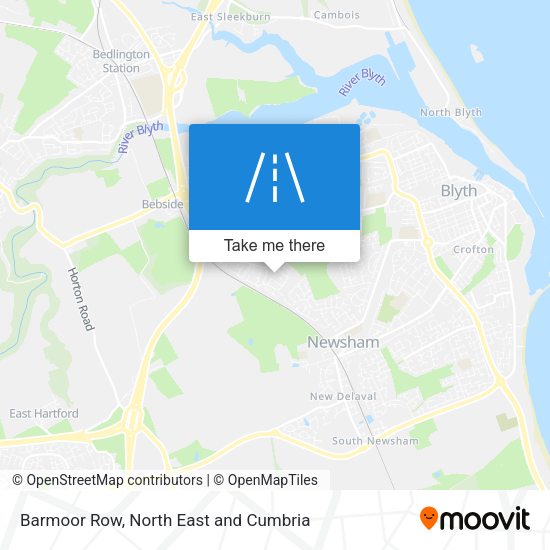 Barmoor Row map