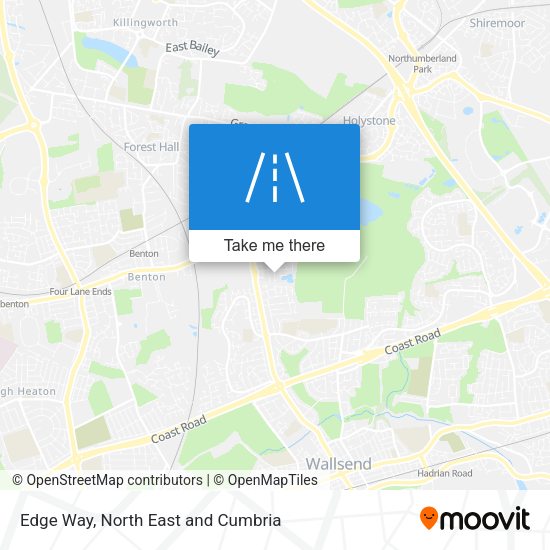 Edge Way map