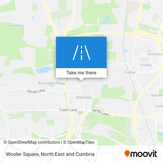 Wooler Square map